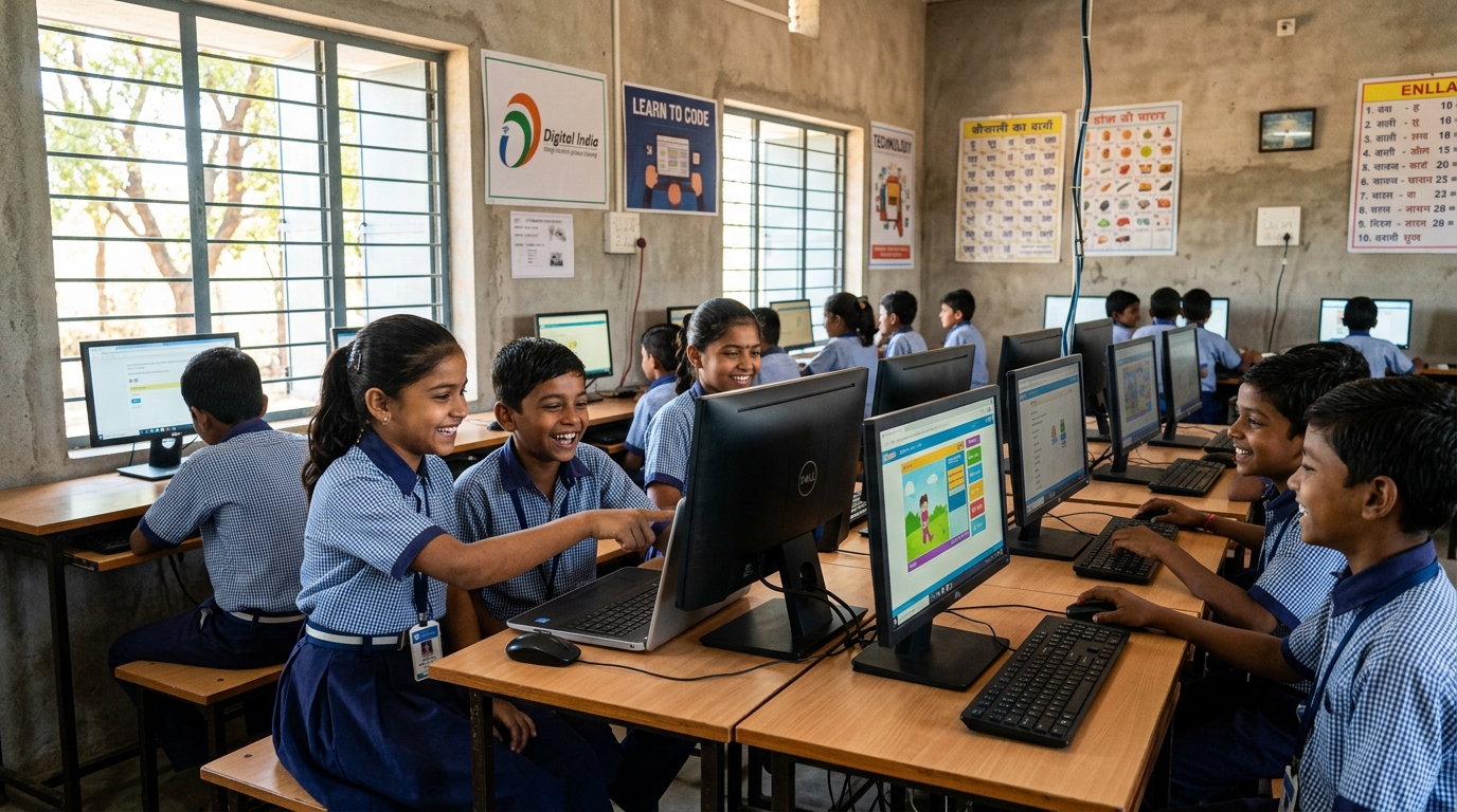 Digital literacy in village schools